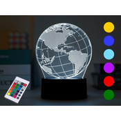 Lampa 3D na dodir iTotal promjena boja World