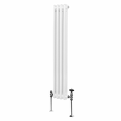 MONSTER Tradicionalni radiator z 2 stolpcema - 1500 x 202 mm - bel, (21569933)
