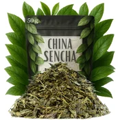 shumee Zeleni čaj SENCHA 50 g IZ KITAJSKE - KLASIČEN IN NEŽNO VEGETARIJANSKI