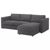 VIMLE Sofa trosed, s lenjivcem/Gunnared zagasitosiva