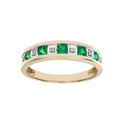 DIAMANT LETERNEL Prstan Eternity zlata