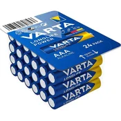 Varta VARTA alkalna baterija R3 (AAA) Longlife Power, 24 kosov