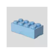 LEGO® škatla za malico 10x20x7,5 cm, svetlo modra