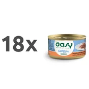 Oasy Caprice Cuts Adult losos in piščanec koščki v omaki, konzerva - 85g 18 x 85 g