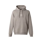 ARMANI EXCHANGE Majica temno bež/bela