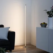 JUST LIGHT. GmbH Talna svetilka LED Bella, ravna, s kvadratnim podstavkom, jeklena - Dnevna soba/jedilnica - Sodobni - jeklo - Aluminij