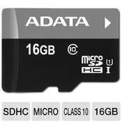 ADATA SD kartica 16GB AUSDH16GUICL10-RA1