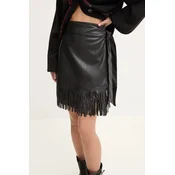 Krilo Never Fully Dressed Vegan Leather Mini Fringe Jaspre