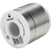 TOOLCRAFT TOOLCRAFT spajkalna žica\, neosvinčena tuljava Sn99\,3Cu0\,7 ROL1 500 g 1 mm, (20428497)