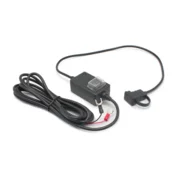 Adapter 2.4A vodootporni za motor 3m crni