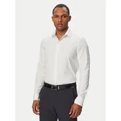 Calvin Klein Srajca LV019EU092 Bela Slim Fit