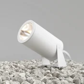 Maytoni LED-zemeljski reflektor Bern, bel, aluminij, IP65 - bel, prozoren