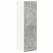 Vidaxl Viseča omarica Betonsko siva 30 x 31 x 100 cm Konstruiran les