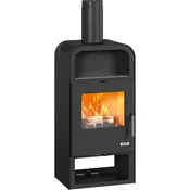 Accente Kaminska peč Mahan mat črna 7 kW