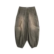 Desigual Harem hlače greige/kaki