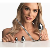 Anal Hook Trainer Set - Silver