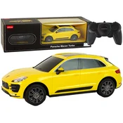 Licencirani avto na daljinsko upravljanje Porsche Macan Turbo 1:24 Rastar - rumen