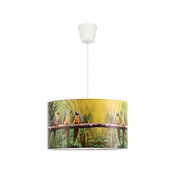 Duolla - Deciji luster na sajli PARROTS 1xE27/40W/230V precnik 35 cm