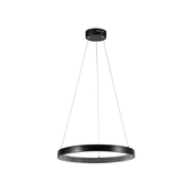 LED luster na sajli LED/19W/230V 4000K crna