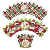 Dekora Pekači za mafine z zastavki - The Elf on the Shelf