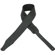 Levys Ebony 2.5 Black Pas za kitaro (Kot novo)