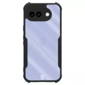 Tactical Quantum Stealth ovitek za Google Pixel 10a prozoren/črn
