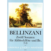 BELLINZANI:12 SONATEN FUR ALTBLOCKFLOTEN UND BASSO CON. 7-9