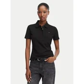 Tommy Jeans Polo majica Essential DW0DW22820 Črna Regular Fit