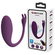 Pretty Love Catalina Vibrating Egg with App Global Remote Control Series Purple