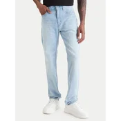 HUGO Jeans hlače Ash 50555954 Svetlo modra Slim Fit