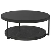 FRÖTORP Stocic za kafu, boja antracita im. mermera/crna staklo, 88 cm