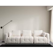 ATELIER DEL SOFA Amaris 3 Seater White sofa sa 3 sedišta