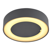 Spoljna Led plafonjerka Sura 12W fi 20cm 3000K crna Globo