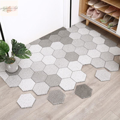 Coconut - Mat Tepih otirac, 120 x 80 cm, Sivi