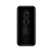 Xiaomi Smart Doorbell 3 - pametno zvono - Crna - 2K - 180° - 5200 mAh - 128 mm x 60 mm x 23,5 mm - 380 g - 4 nacina glasnoce, max 79dBDvosmjerna komunikacija - 2 godine - Xiaomi