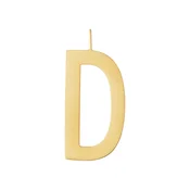 Pozlačeni srebrni obesek Design Letters
