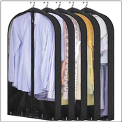 INF Breathable Garment Bag, prevleka za oblačila za zaščito pred prahom v omari Black S, (21755877)