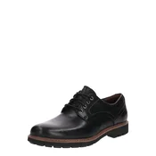 CLARKS Čevlji na vezalke Batcombe Hall, črna
