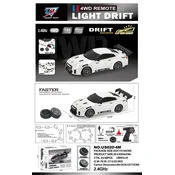 R/C Drift Car 1:20 with Lights Function White
