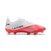 PUMA ULTRA 7 PLAY FG/AG Football Boots Youth, Shoes, Ultra Red/Black/White, 28