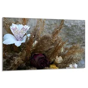 shumee Steklena zaščitna plošča za štedilnik 80x52 Orchidea