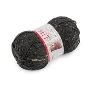 Pletena preja Hit z zavoji 50 g - (250) temno siva