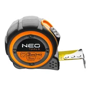slomart Merilni trak NEO TOOLS 3m x 16mm, jeklen, magnet