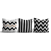 Aberto Design Set 3 jastuka 43x43cm Šareni