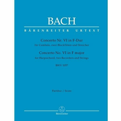 BACH J.S.:CONCERTO NO.6 BWV 1057 SCORE