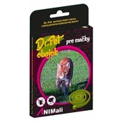 Obojek Dr.Pet za mačke 43 cm antiparazitski RDEČ s repelentnim učinkom (tick and flea repellent collar for cats)