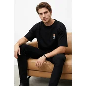 Trendyol Muška majica Tmnss25Ts00161, Crna
