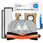 Komplet nadomestnih delov za Xiaomi Robot Vacuum X10 (1x Glavna krtača, 2x Filtri, 2x Stranski krtači, 2x Krpe za brisanje, 2x Vrečke za prah)