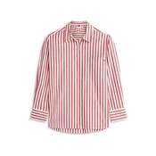 TOMMY HILFIGER Bluza Ess  ecru / češnjevo rdeča