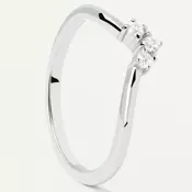 Ženski pd paola mini crown srebrni prsten sa belim cirkonima ( an02-826-14 )